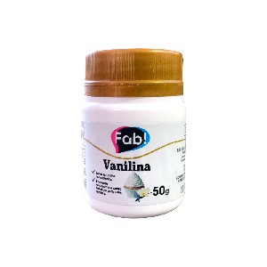 Mostrar detalhes de Vanilina 50g - FAB Imagem de Vanilina 50g - FAB